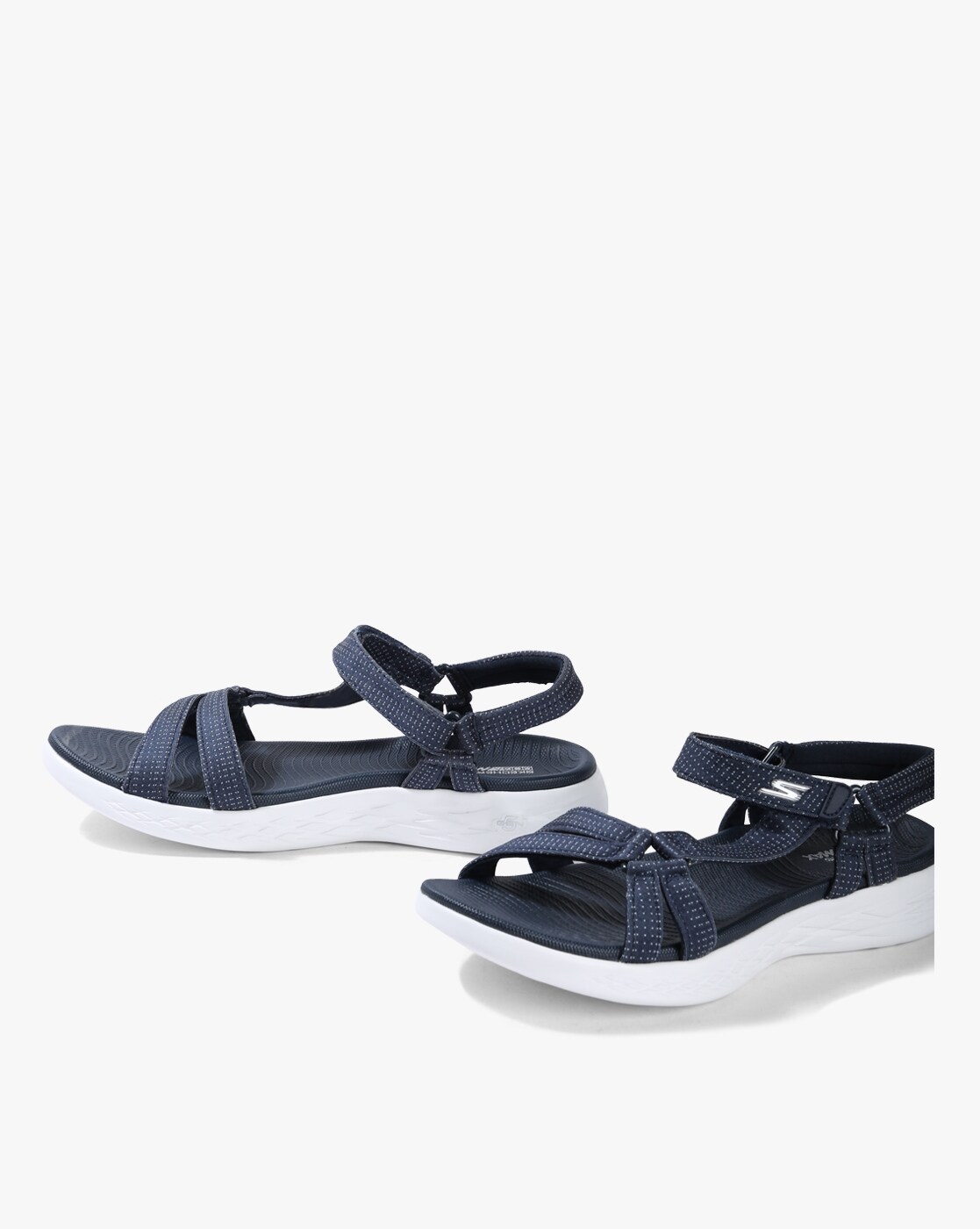 skechers navy blue sandals
