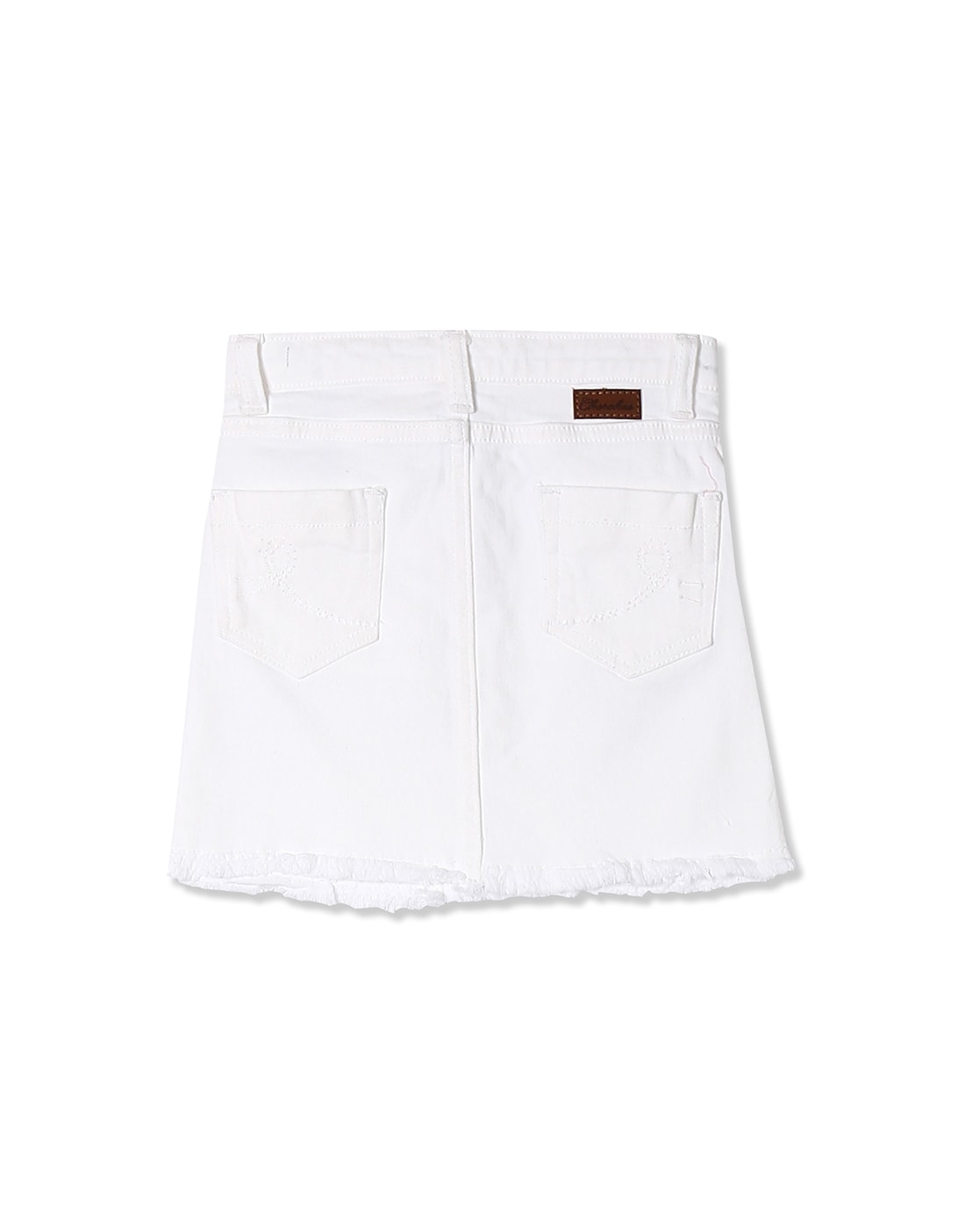 Denim skirt - White - Ladies | H&M IN