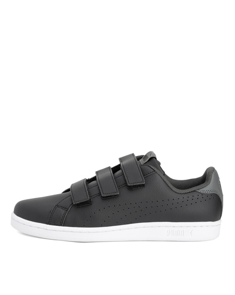 puma lace up casual shoes black