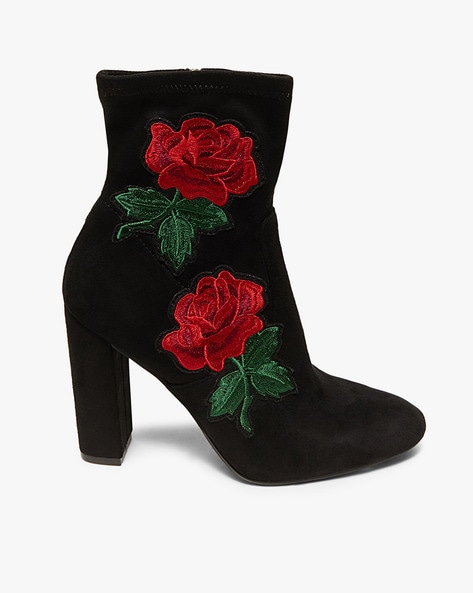 Steve madden floral sales boots