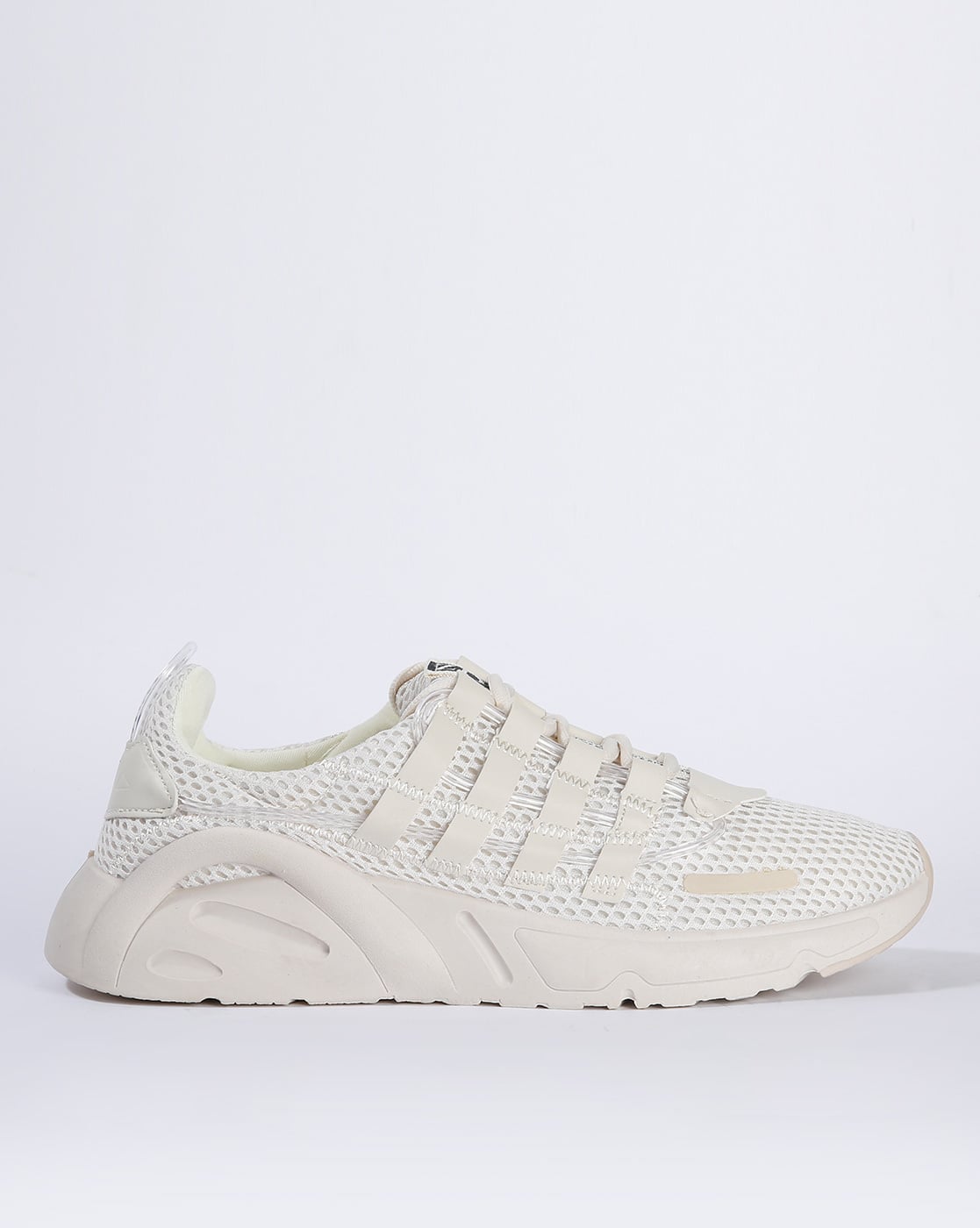 REVS White Textured Lace-up Shoes REVS White Textured Lace-up Shoes