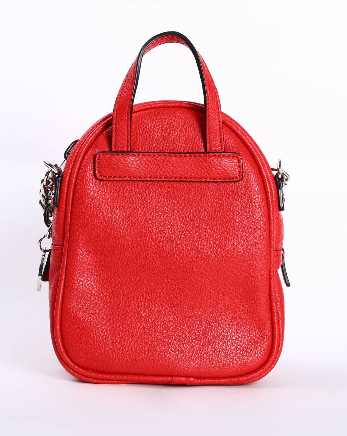 guess red sling bag