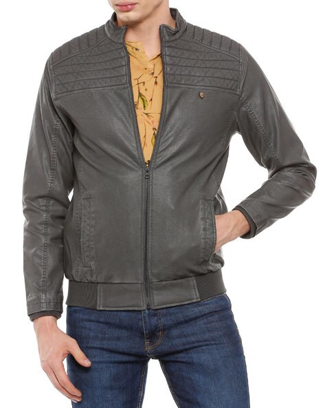 allen solly leather jackets for mens