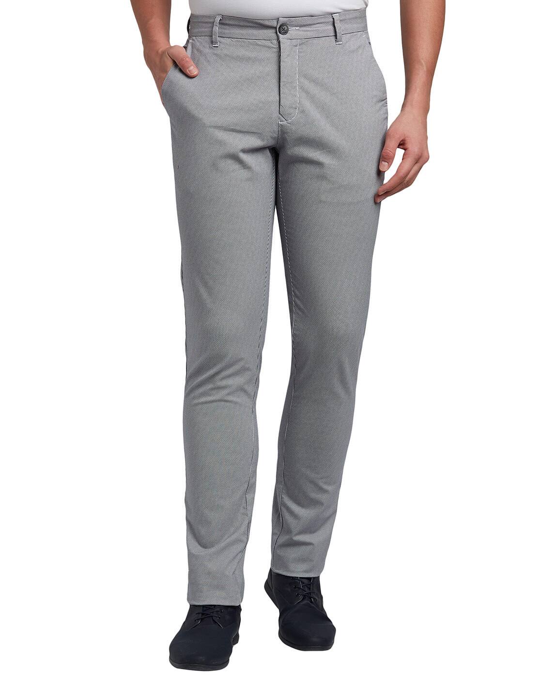 skinny checked trousers men