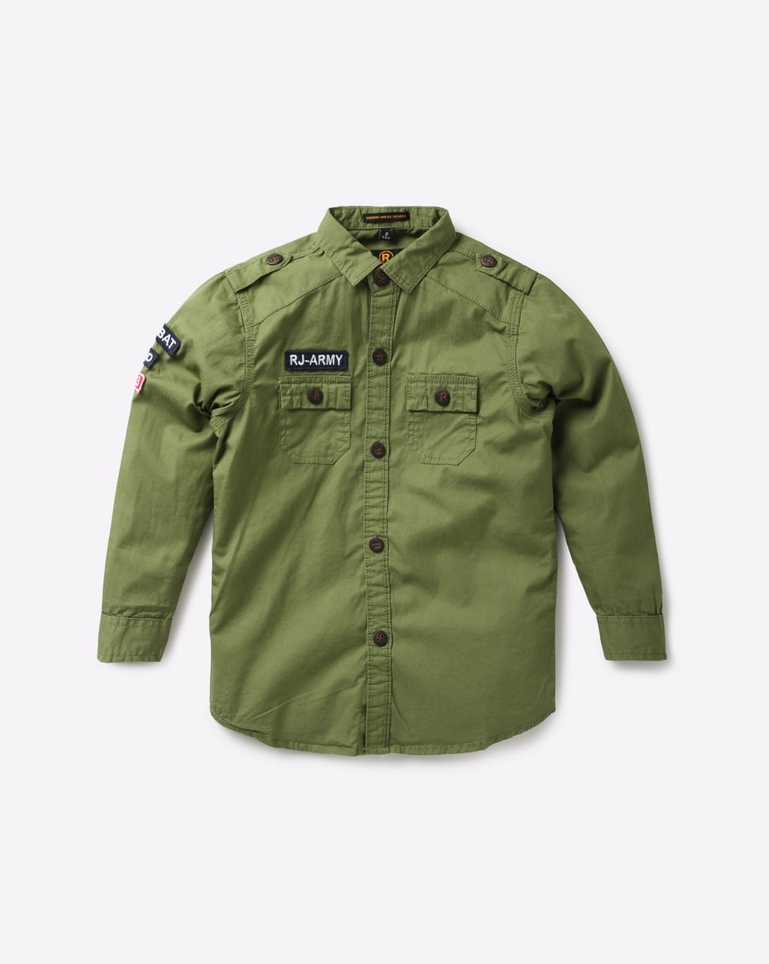 Baby boy store olive green shirt