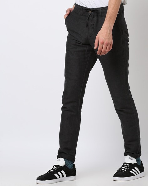 Buy Black Trousers  Pants for Men by Jack  Jones Online  Ajiocom