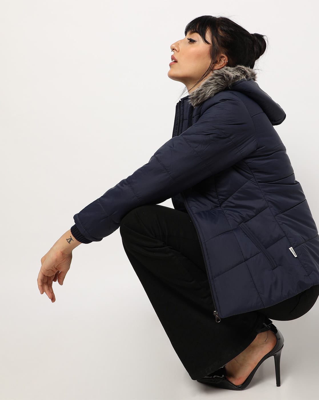 Buy Navy Blue Jackets \u0026 Coats for Women 