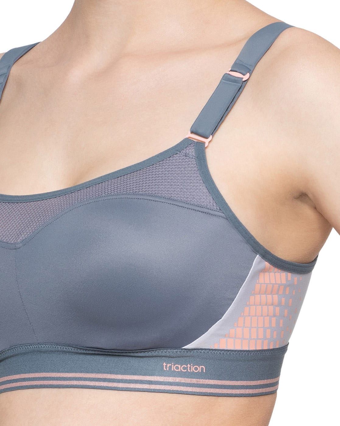 Buy Triumph Control Lite Bounce Control Wired Padded Sports Bra - Black  online