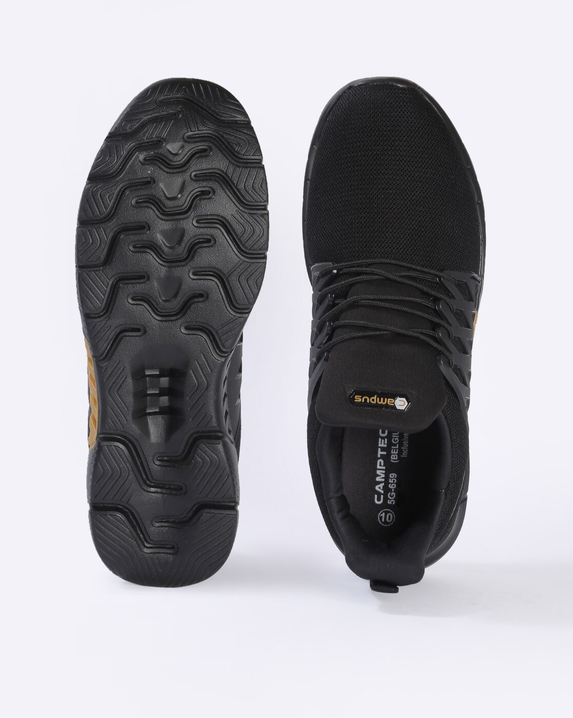 Buy CAMPUS Belgium Plus Mesh Lace Up Men's Sport Shoes | Shoppers Stop