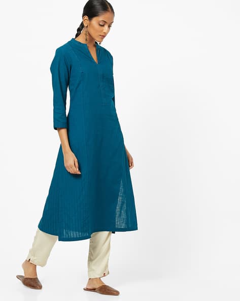 Buy Teal Green Kurtas for Women by Biba 