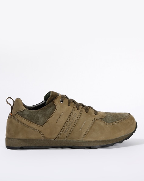 Buy Olive Green Casual Shoes for Men by 