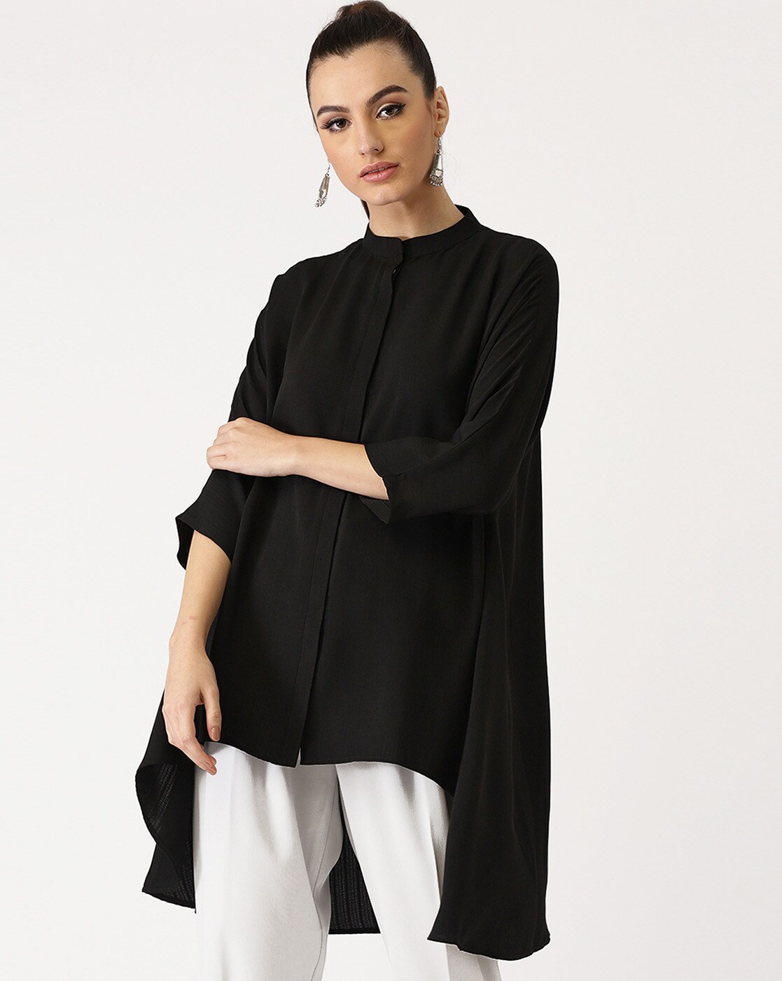 libas black kurti