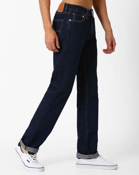 ajio straight fit jeans