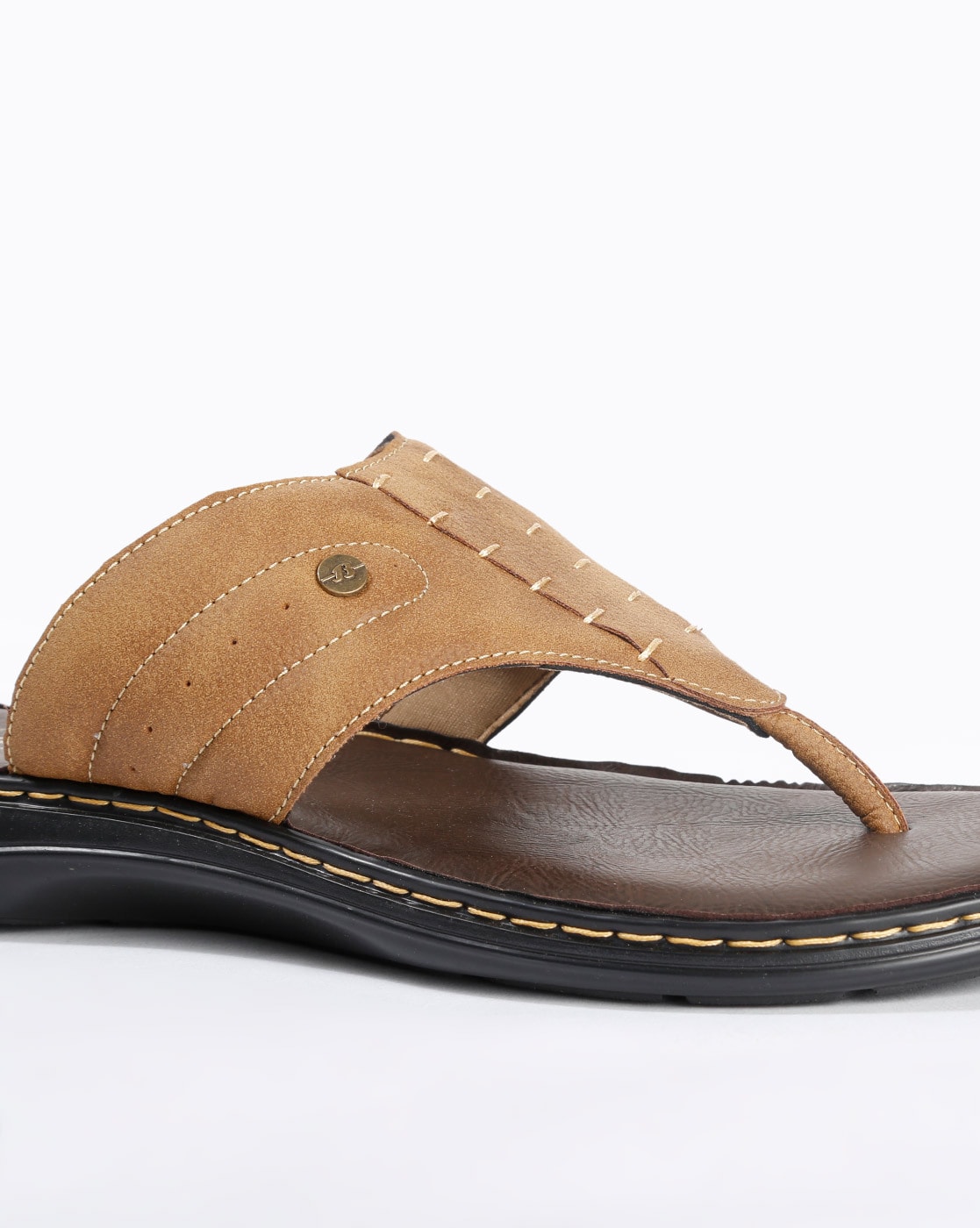 2021 Lowest Price] Bata Men Brown Flats Sandal Price in India &  Specifications