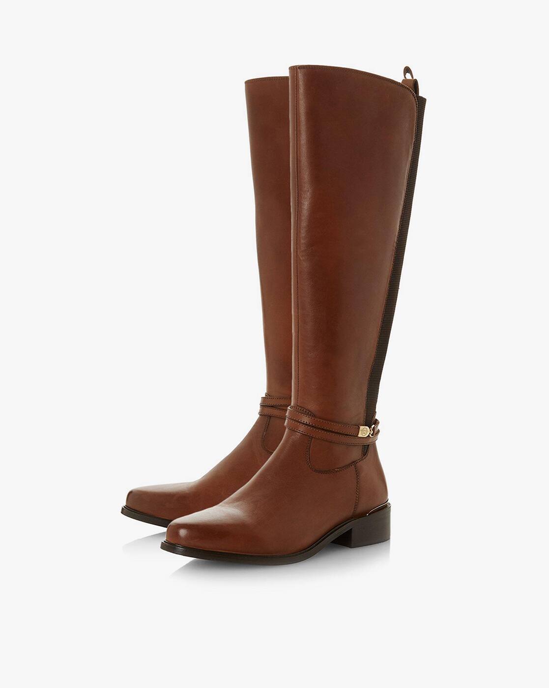 Textured Knee-Length Boots