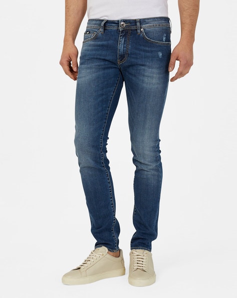 Gas Lightly Washed Skinny Fit Jeans