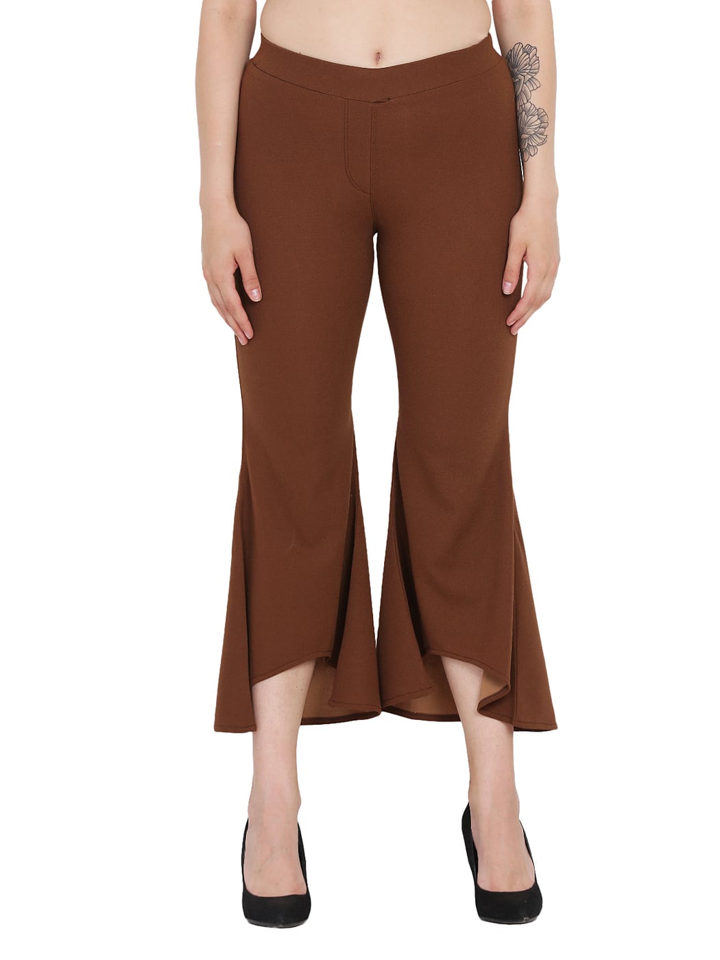 Buy Brown Trousers \u0026 Pants for Women by 