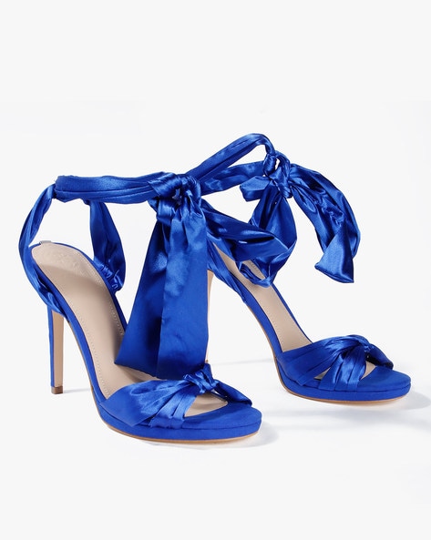 blue stilettos
