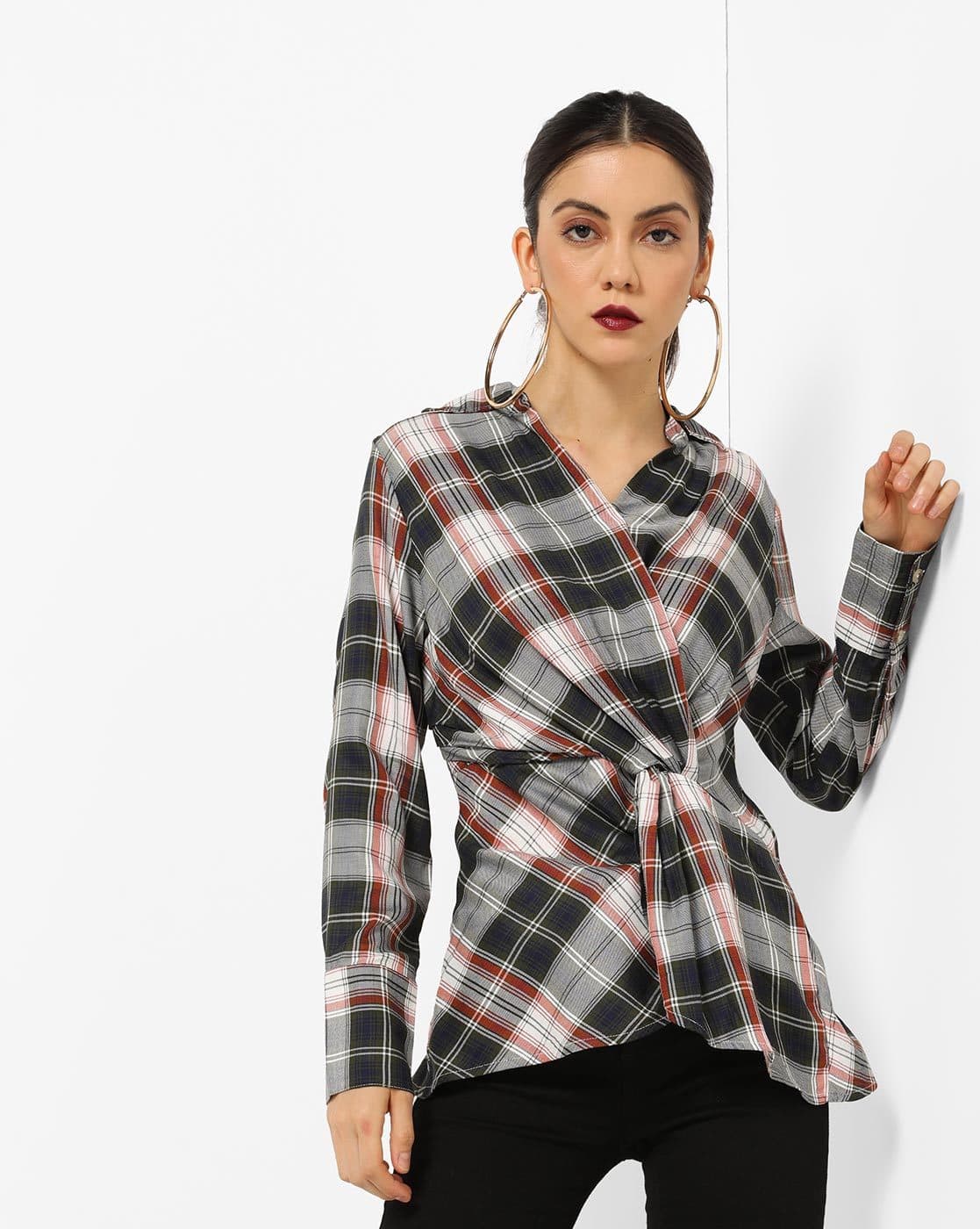 Buy Multicoloured Shirts For Women By Ajio Online Ajio Com