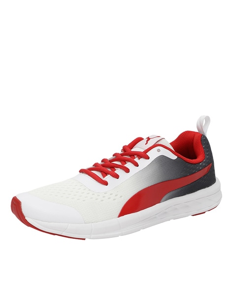 Buy White \u0026 Red Sports Shoes for Men by 