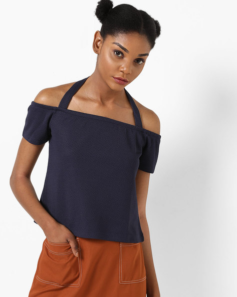 Buy Navy Blue Tops for Women by AJIO Online Ajio