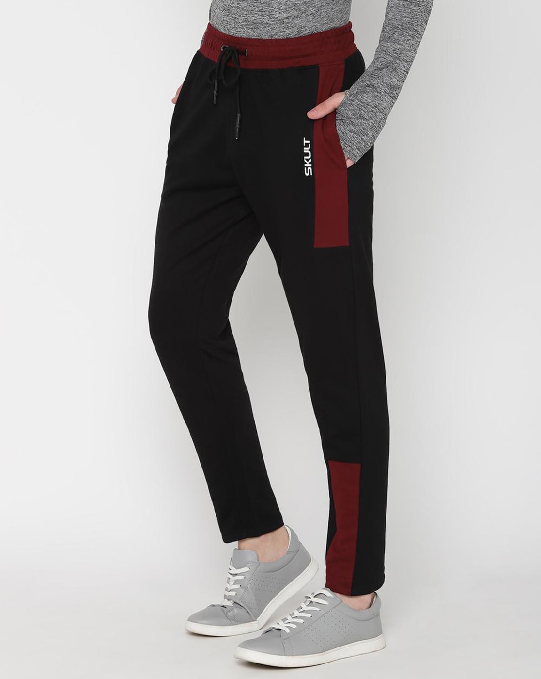 Buy BULLMER Men Navy Polyester Solid Single Fitted Track Pants Online at  Best Prices in India - JioMart.