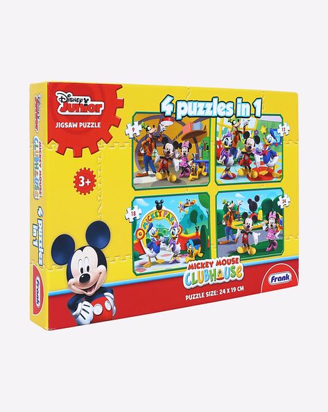Mickey Mouse 4-in-1 Puzzle Set
