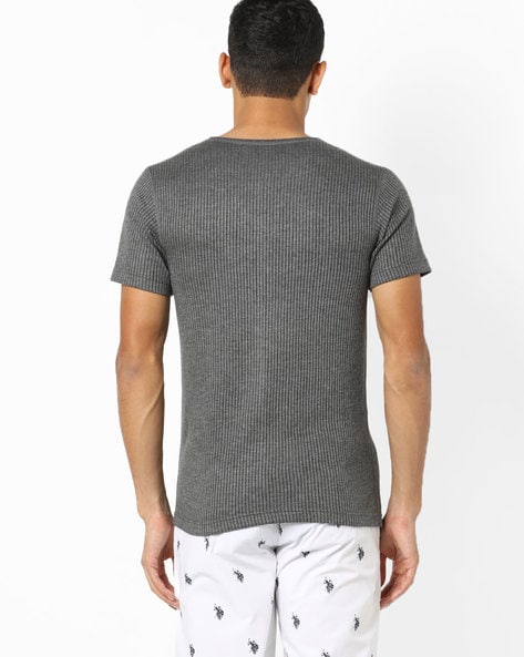 Buy Grey Thermal Wear for Men by U.S. Polo Assn. Online