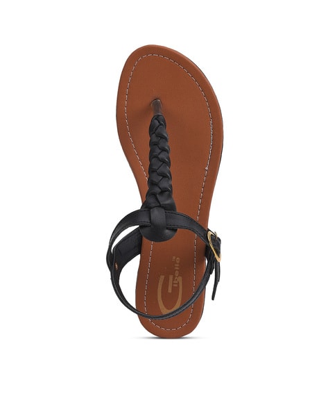 Braided T-strap Sandals (Image - 2)