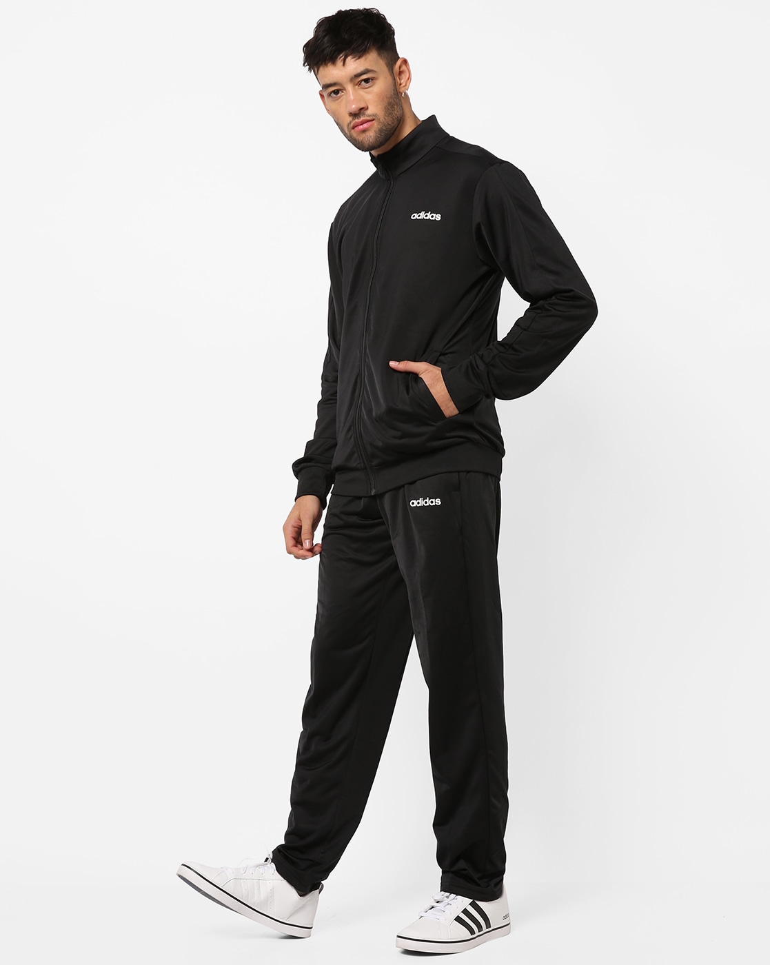 black adidas jogging suit