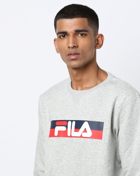 Gray fila cheap sweatshirt