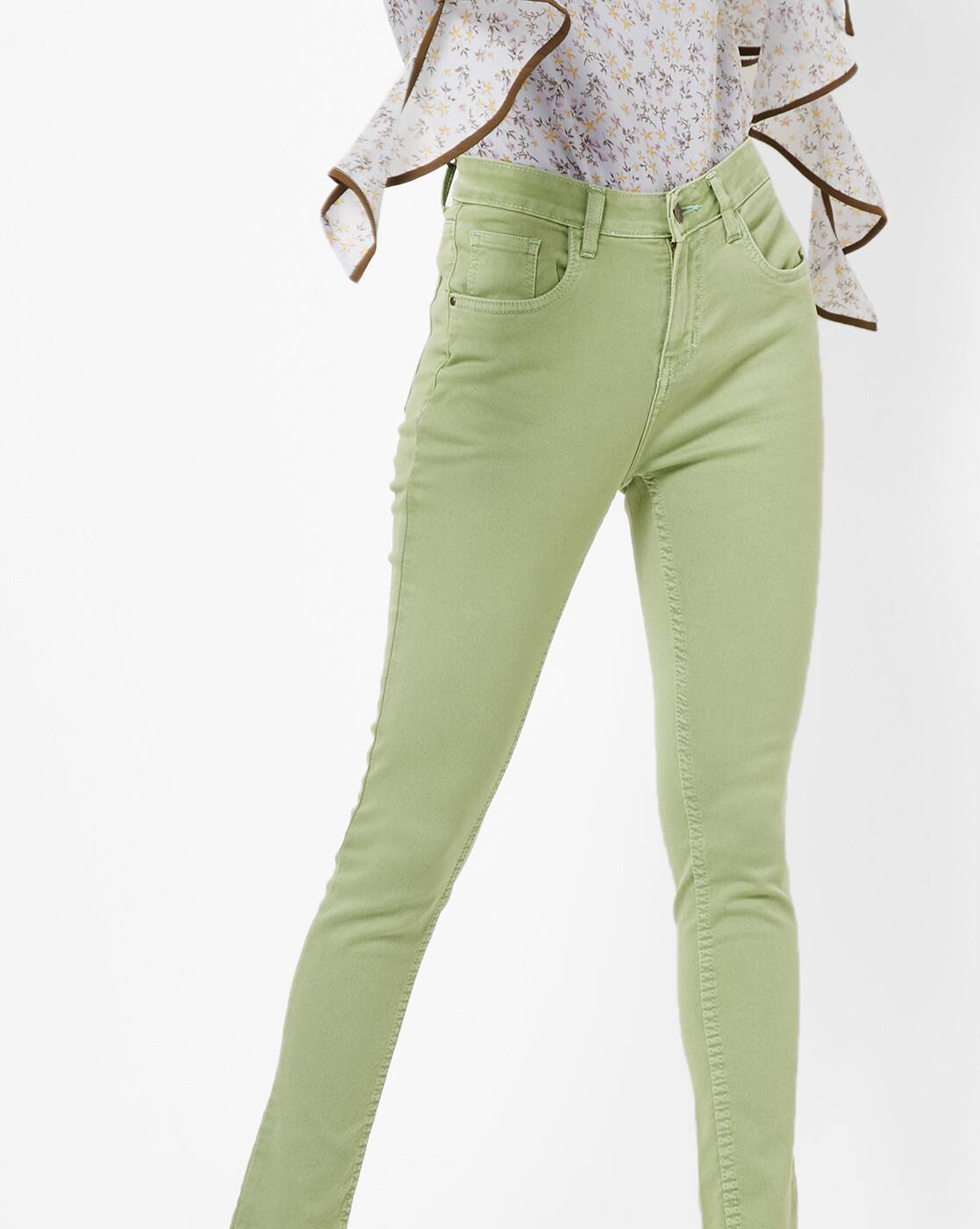 Buy Green Jeans \u0026 Jeggings for Women by 