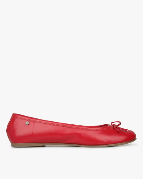 Lee Cooper Round-Toe Ballerinas with Bow