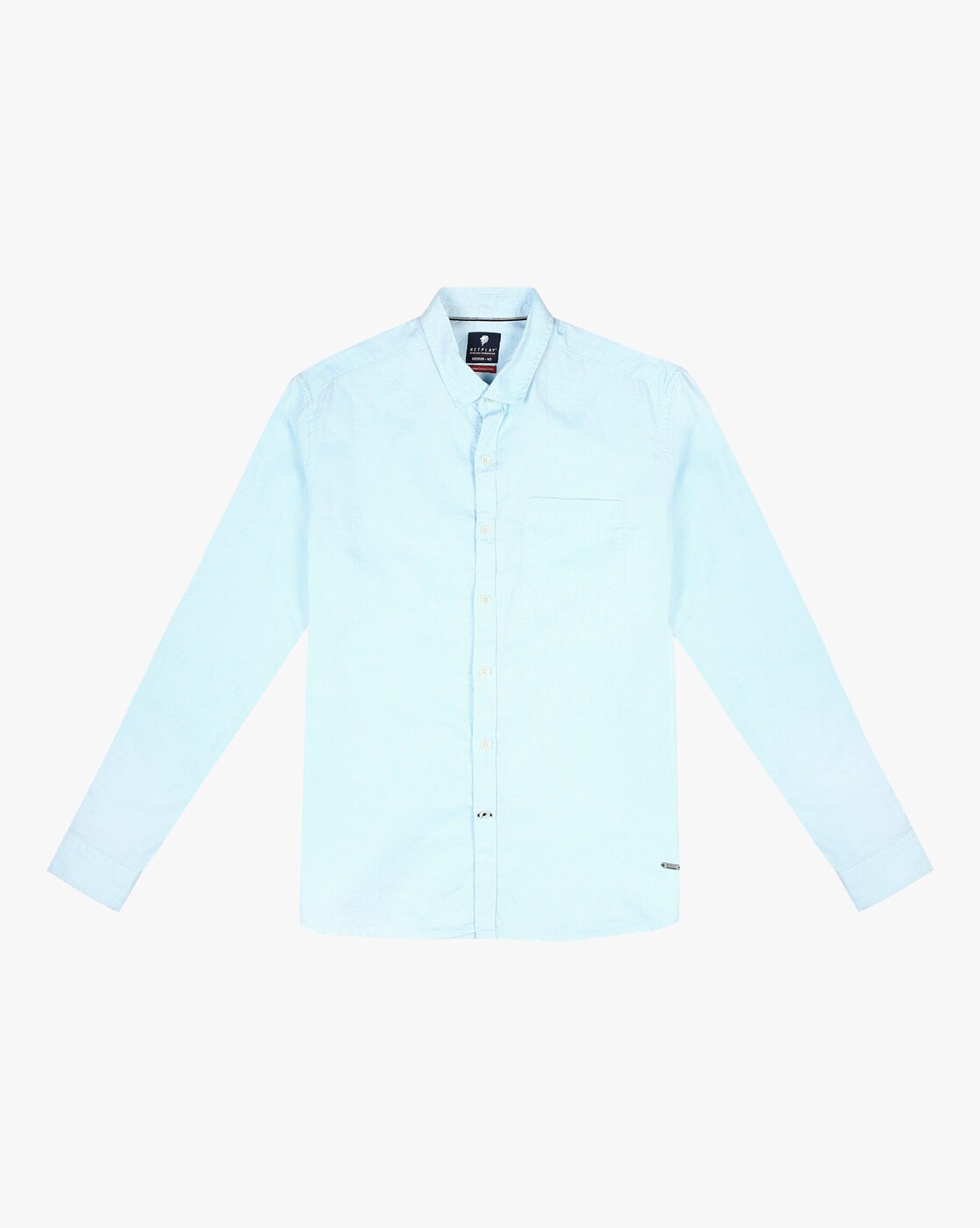 Buy Aqua Blue Shirts for Men by NETPLAY Online