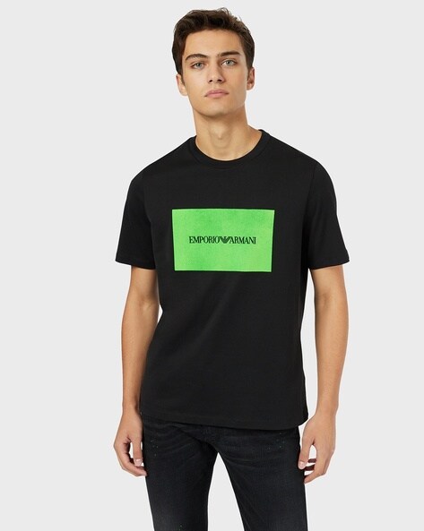 Buy Black Tshirts for Men by EMPORIO ARMANI Online 