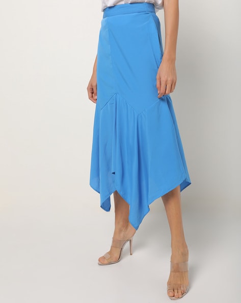 Buy Multi Color Asymmetric Skirt Online  Label Ritu Kumar India Store View