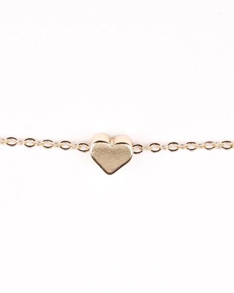 Gold Heart Charm Bracelet | Charm Bracelet | Heart Bracelet | Dainty  Bracelet | Personalized Bracelet | Louis and Finn