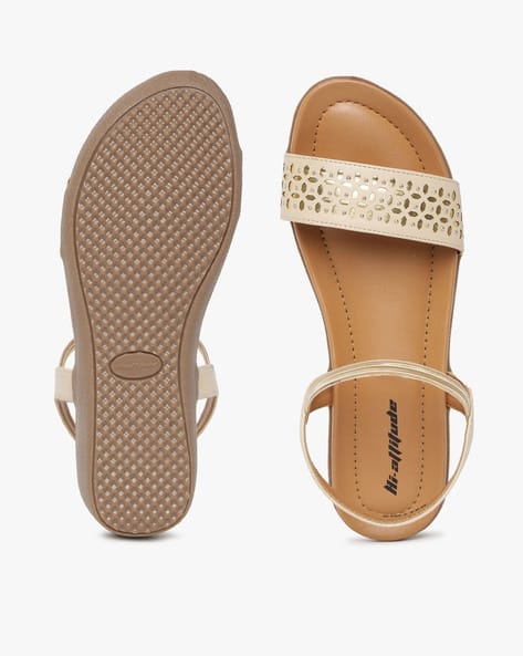 Laser-Cut Strappy Sandals (Image - 3)