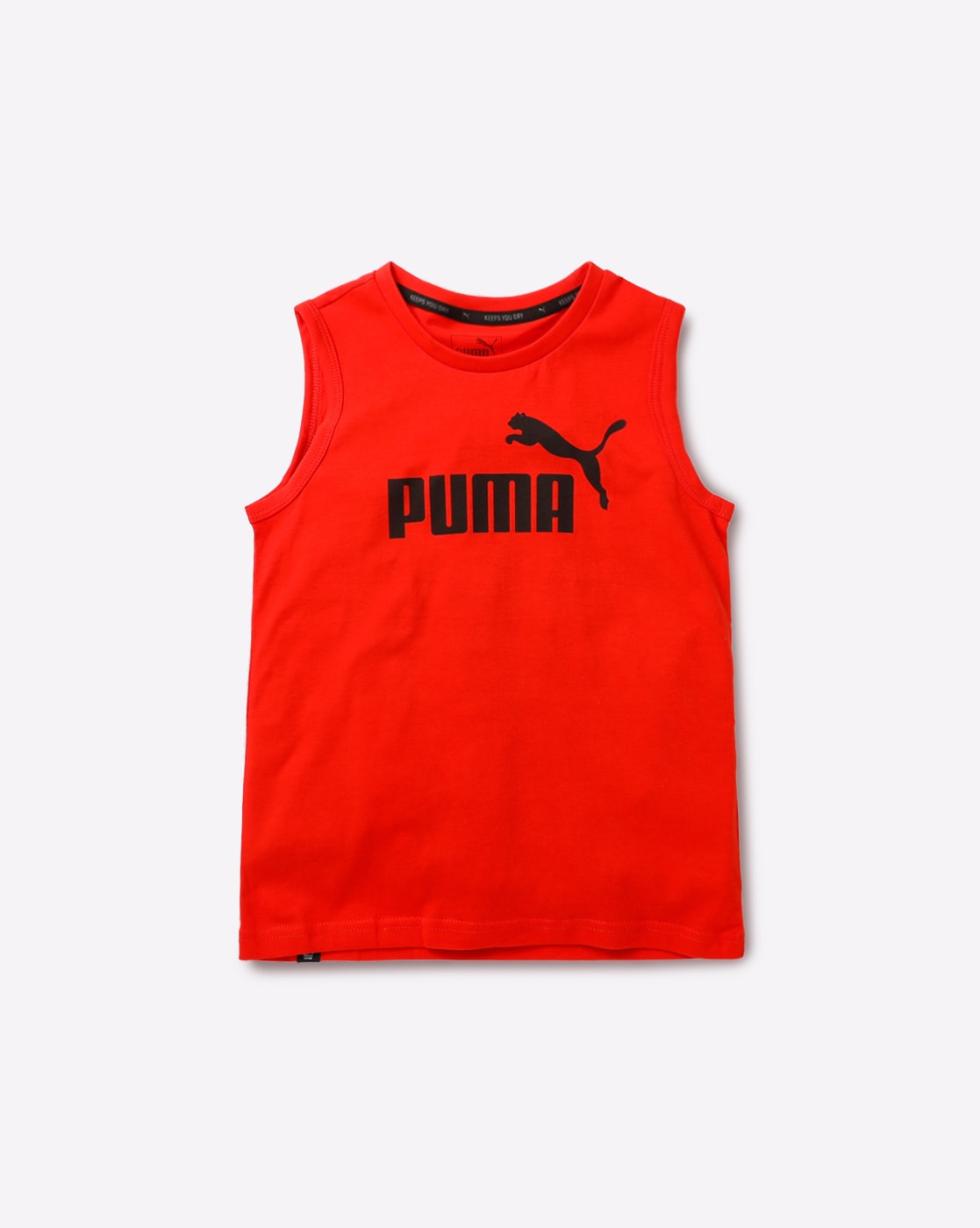 puma sleeveless t shirt india