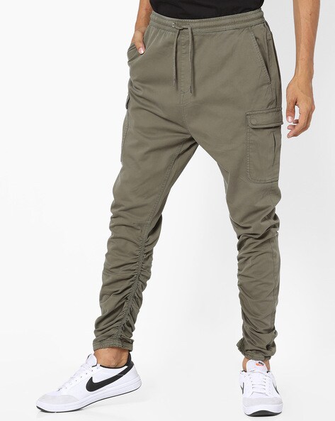 Buy Olive Trousers & Pants for Men by Xint Online | Ajio.com