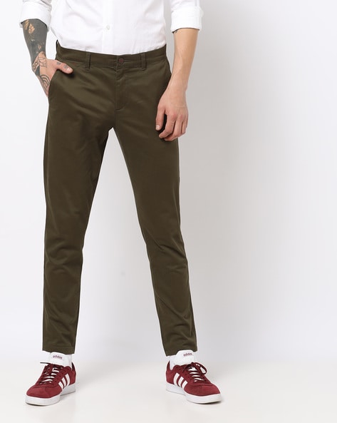 Buy Light Blue Trousers & Pants for Men by NETPLAY Online