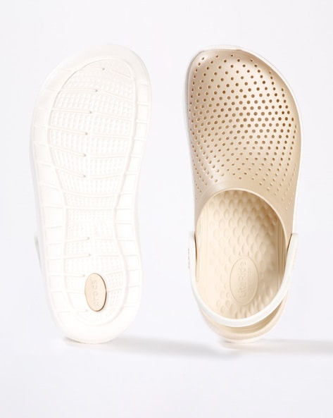 Literide clogs with on sale perforations