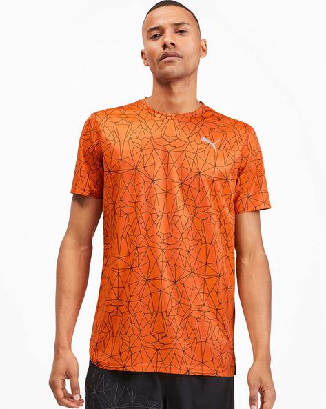 orange puma shirt