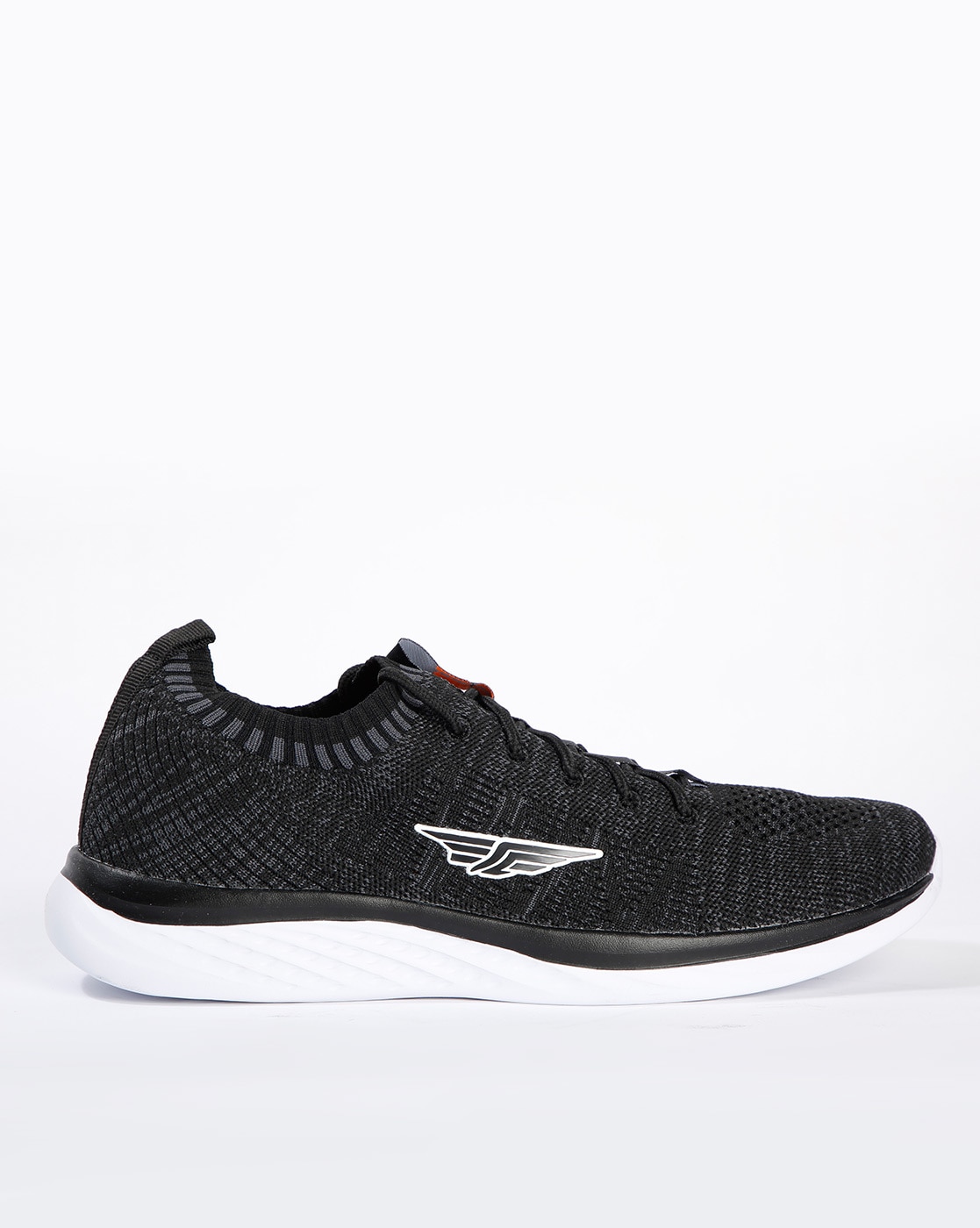 red tape all black sports shoes