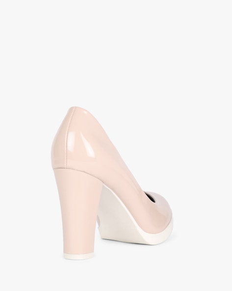 Buy Beige Heeled Shoes for Women by AJIO Online