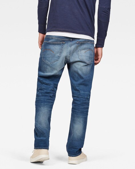 3301 Mid Wash Relaxed Jeans