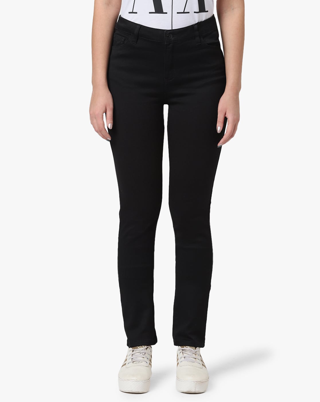 Buy LIFE WITH POCKETS Black High Rise Denim Relaxed Fit Women's Jeans |  Shoppers Stop