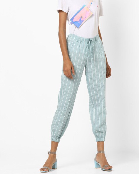 mint blue joggers