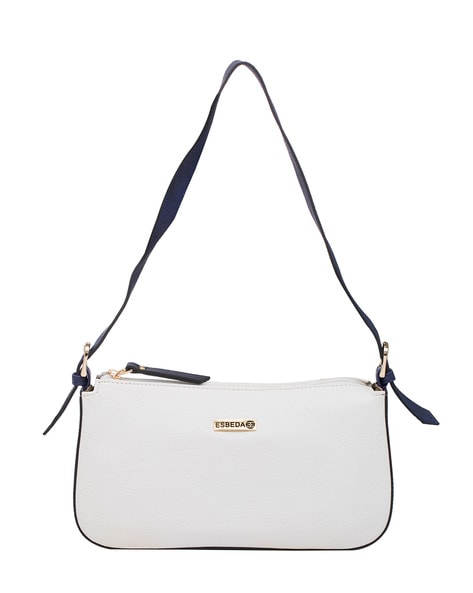 Buy ESBEDA Light Blue Color Solid Pattern D Shape Handbag For Women (12323)  Online at Best Prices in India - JioMart.