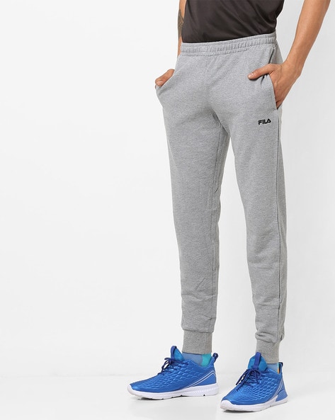 grey fila joggers